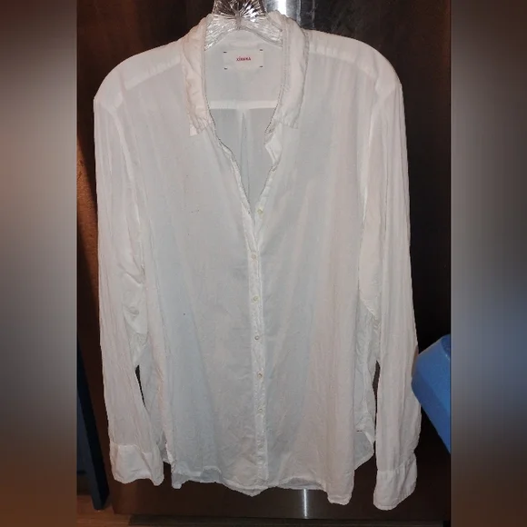 XiRENA White Beau Shirt L - Picture 6 of 9